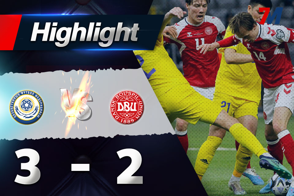 Highlights EURO2024 คาซัคสถาน 3-2 เดนมาร์ก 26/03/2023 ไฮไลท์ฟุตบอล 🌟